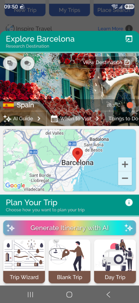 Active Trip Tracker